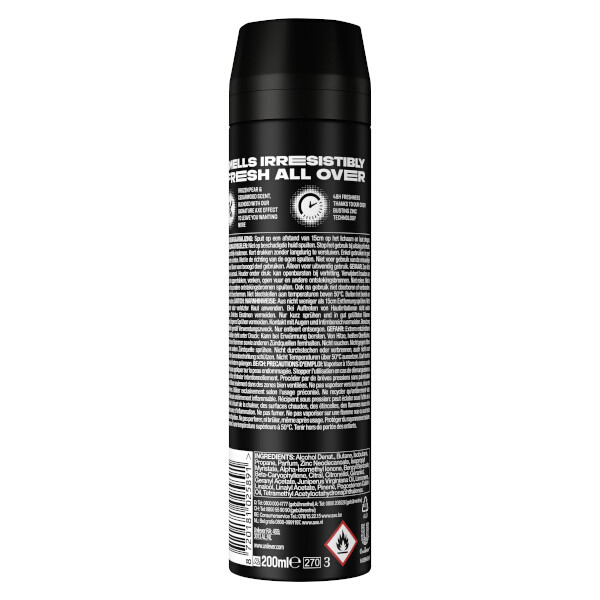 Axe Black XL Deodorant Bodyspray (200 ml) SAX00282 - 2