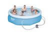 Bestway opblaasbaar zwembad Fast Set inclusief filterpomp Ø305cm ↨76cm  SBE00008 - 3