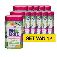 Bin Brite Aanbieding: 12x Bin Brite vuilnisbak verfrisser | Lost in paradise (500 gram)  SBI00195