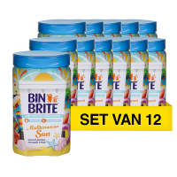 Bin Brite Aanbieding: 12x Bin Brite vuilnisbak verfrisser | Mediterranean Sun (500 gram)  SBI00194