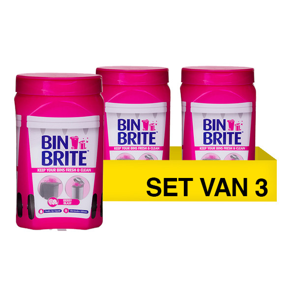 Aanbieding: Bin Brite vuilnisbak verfrisser | Berry Blast (3 stuks à 500 gram) SBI00258 - 1