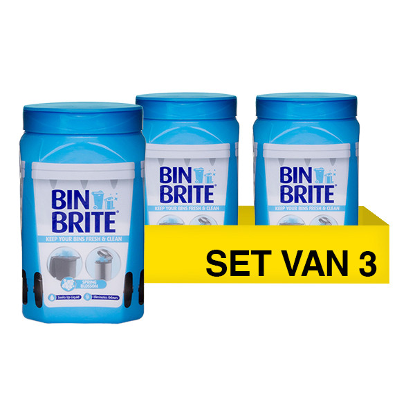Aanbieding: Bin Brite vuilnisbak verfrisser | Spring Blossom (3 stuks à 500 gram) SBI00263 - 1