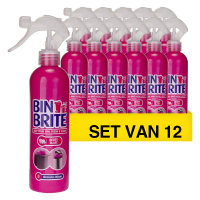 Aanbieding: Bin Brite vuilnisbak verfrisser spray | Berry Blast (12 stuks à 400 ml) SBI00189