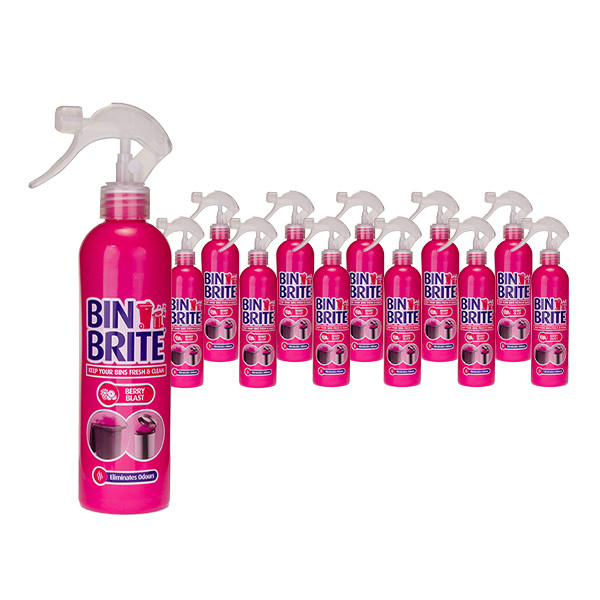 Aanbieding: Bin Brite vuilnisbak verfrisser spray | Berry Blast (12 stuks à 400 ml) SBI00189 - 2