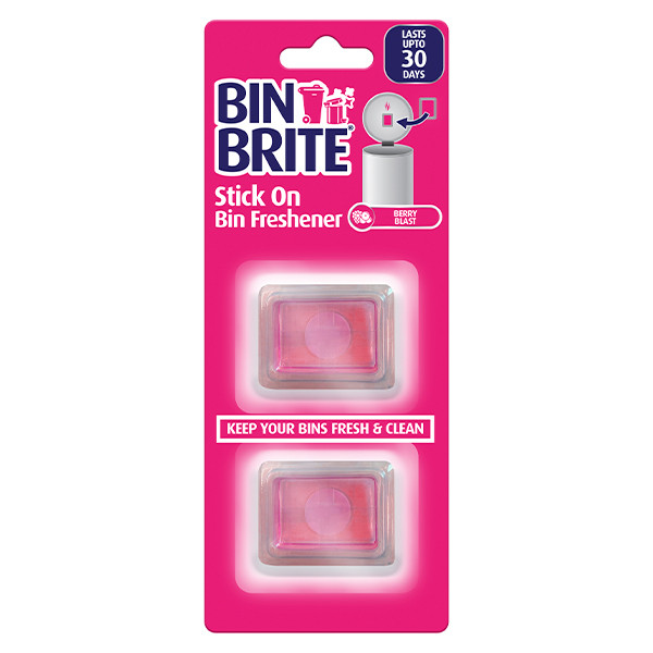 Bin Brite stick-on vuilnisbak verfrisser | Berry blast (2 stuks)  SBI00179 - 1