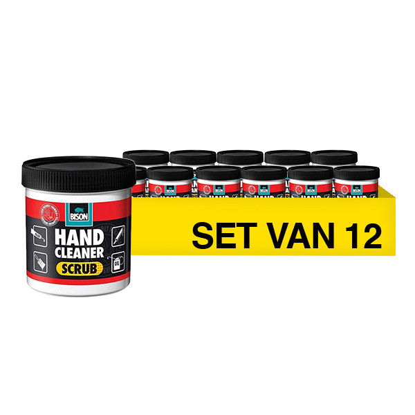 Aanbieding: Bison Hand Cleaner Scrub pot (12 stuks à 500 ml) SBI00269 - 1