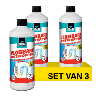 Aanbieding: Bison Vloeibare Ontstopper Fles (3 stuks - 1 liter) SBI00274