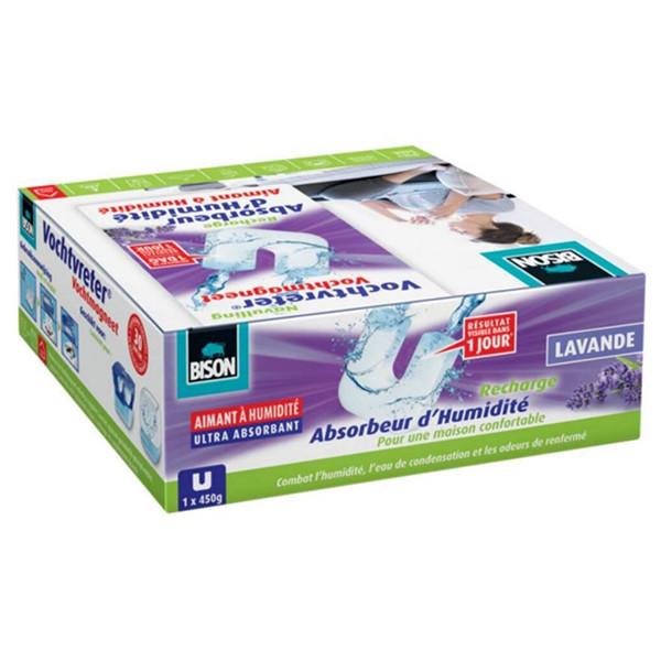 Bison Vochtvreter® Vochtmagneet Lavendel (1x450 gram)  SBI00162 - 1