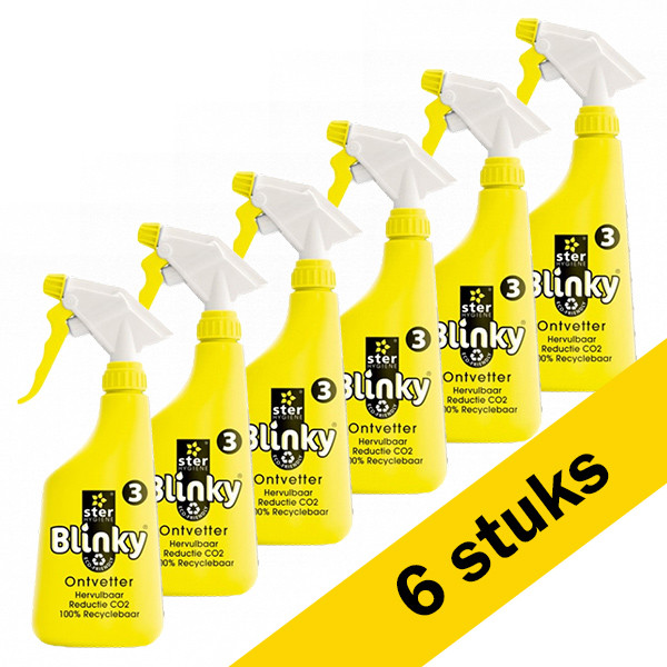 Blinky Aanbieding: Blinky fles Ontvetter | Nr 3	(6 flessen)  SBL00040 - 1
