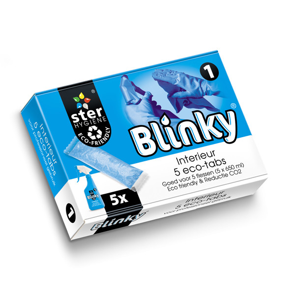 Blinky Eco Tabs Glas & Interieur reiniger | Nr 1 | 5 stuks  SBL00023 - 1