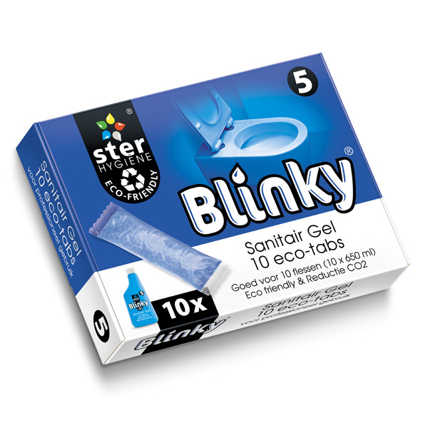 Blinky Eco Tabs Sanitair Gel | Nr 5 | 10 stuks  SBL00034 - 1