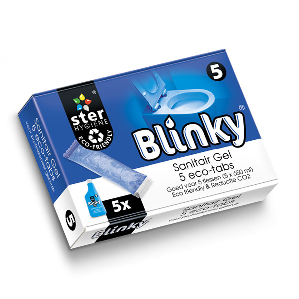 Blinky Eco Tabs Sanitair Gel | Nr 5 | 5 stuks  SBL00035 - 1