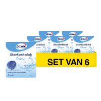 Aanbieding: 6x Blixer Stortbakblok Ocean (4 stuks à 50 g) SBL00117