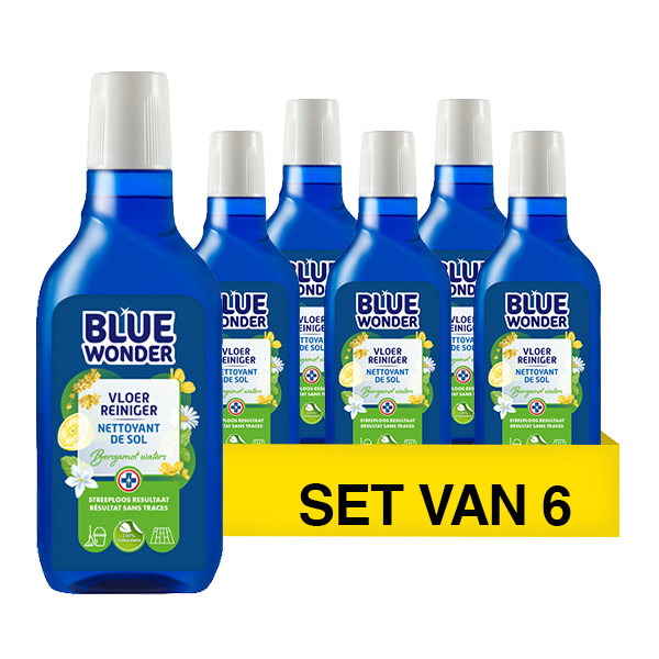 Aanbieding: Blue Wonder Vloerreiniger (6 stuks à 750 ml) SHG00447 - 1