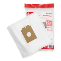 Bosch/Siemens type K microvezel stofzuigerzakken 10 zakken + 1 filter (123schoon huismerk)  SBO00012