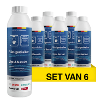 Aanbieding: Bosch stoomoven ontkalker (6 stuks - 500 ml) SBO06118