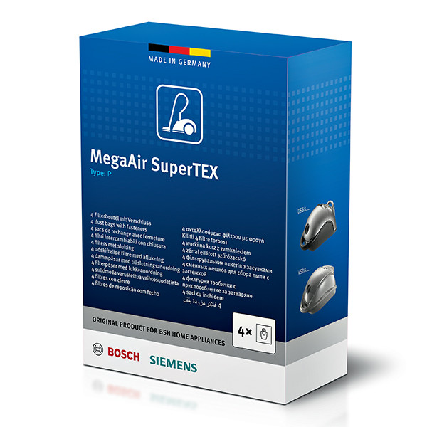 Bosch Stofzuigerzak Type P BBZ41FP / VZ41AFP (4 stuks) SBO0107 - 1