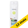 Aanbieding: 12x Vuilniszakken met trekband 10 liter | Brabantia Code K composteerbaar | 10 stuks SBR00136 - 1