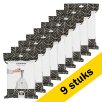 Brabantia Aanbieding: 9x Vuilniszakken met trekband 60 liter | Brabantia Code M dispenser pack | 40 stuks  SVE00104