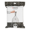 Brabantia Vuilniszakken met trekband 60 liter | Brabantia Code M dispenser pack | 40 stuks  SVE00103