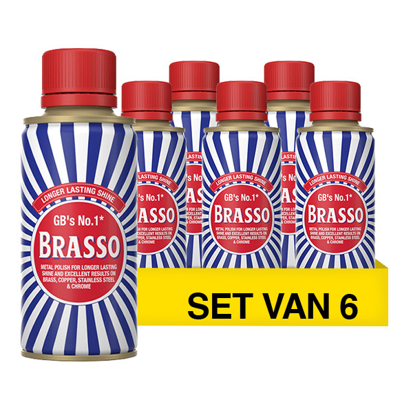 Aanbieding: Brasso Koperglans (6 stuks - 175 ml) SBR02024 - 1