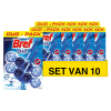 Aanbieding: Bref Toiletblok Blue Activ Chloor (10 stuks - 2 x 50 gram)
