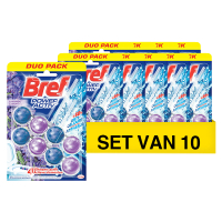 Bref Aanbieding: Bref Toiletblok Power Activ Lavendel (10 stuks - 2 x 50 gram)  SBR00087
