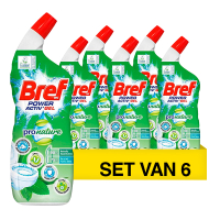 Aanbieding: Bref toiletreiniger Power Activ Gel eucalyptus (6 stuks - 700 ml) SBR02026