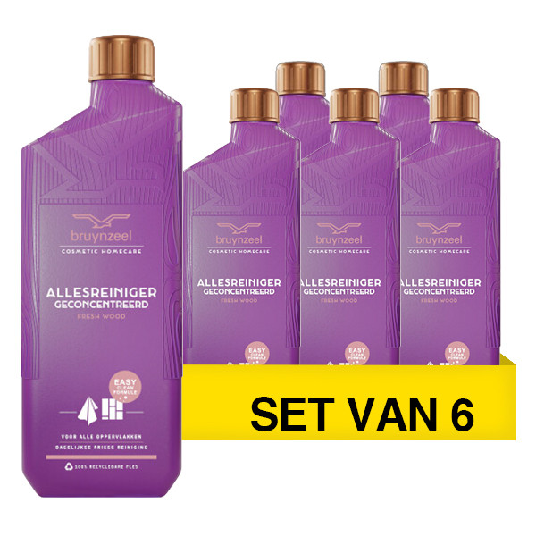 Aanbieding: Bruynzeel Allesreiniger Fresh Wood (6 stuks à 1 L) SBR00165 - 1