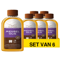 Aanbieding: Bruynzeel Meubelolie Extra Voedend (6 stuks à 200 ml) SBR00201
