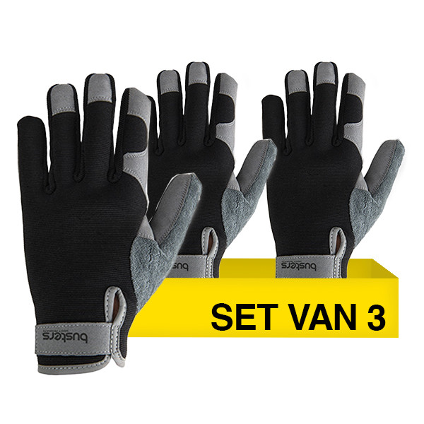 Aanbieding: Busters All Round Handschoen Maat M (3 paar) SBU00089 - 1