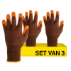 Aanbieding: Busters Bamboo Garden Heavy Tuinhandschoen Maat M (3 paar) SBU00053 - 1
