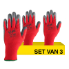 Aanbieding: Busters Feel Good Werkhandschoen Maat M (3 paar) SBU00062 - 1