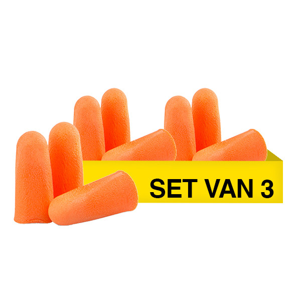Aanbieding: Busters Oordopjes Polyurethaanschuim (3 verpakkingen à 8 stuks) SBU00070 - 1