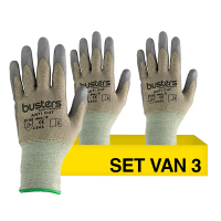 Aanbieding: Busters Snijbestendige Werkhandschoen Maat M (3 paar) SBU00077