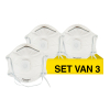 Aanbieding: Busters Yuma Stofmasker FFP2 NR D V (3 verpakkingen à 2 stuks) SBU00084 - 1