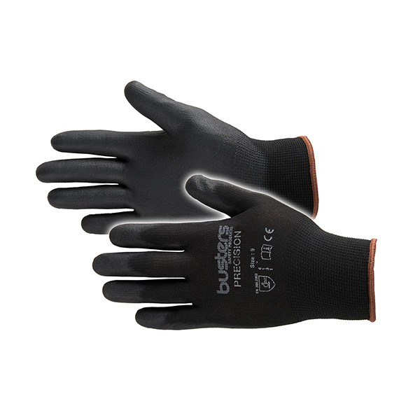 Busters High Tech Black PU Werkhandschoenen Maat XL Zwart (1 paar) SBU00004 - 1