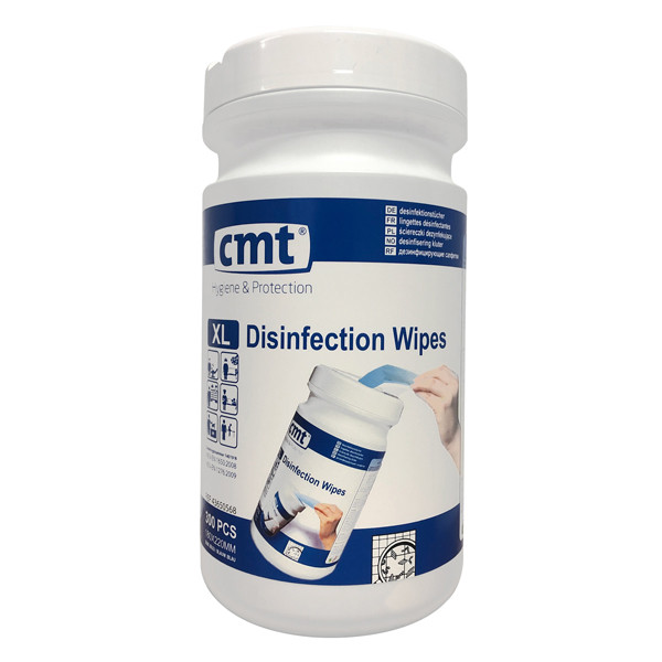 CMT Disinfection wipes XL bus blauw (300 doekjes)  SCM00064 - 1