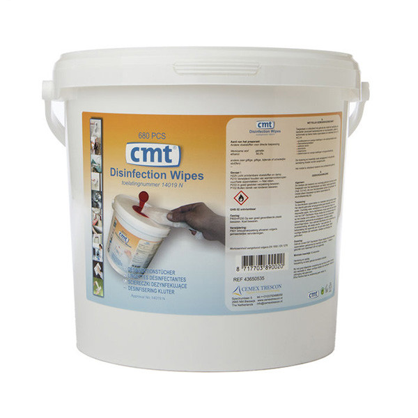 CMT Disinfection wipes XL emmer wit (680 doekjes)  SCM00065 - 1