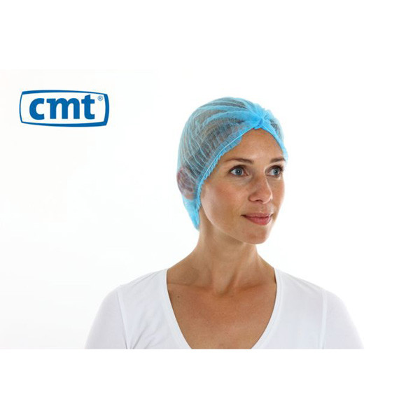 CMT Haarnet met clip (blauw, 1000 stuks)  SCM00070 - 1