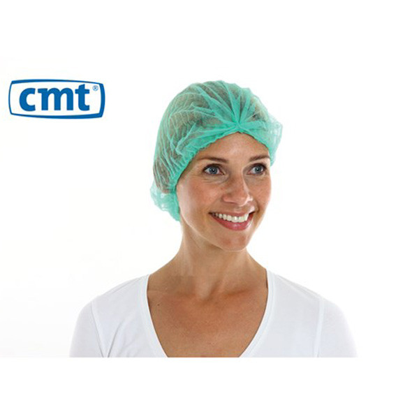 CMT Haarnet met clip (groen, 1000 stuks)  SCM00022 - 1