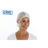 CMT Haarnet met clip (wit, 1000 stuks)