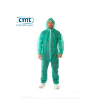 CMT Overall met capuchon (groen, maat M, 50 stuks)  SCM00046