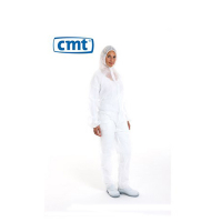 CMT Overall met capuchon (wit, maat L, 50 stuks)  SCM00047