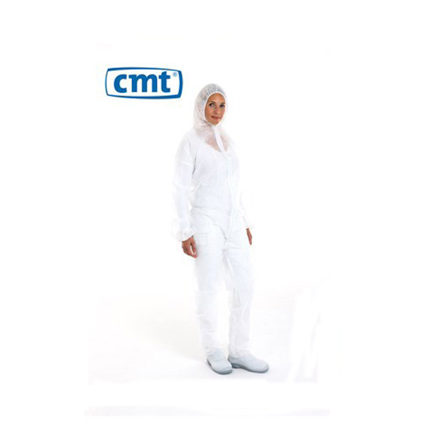 CMT Overall met capuchon (wit, maat XL, 50 stuks)  SCM00049 - 1