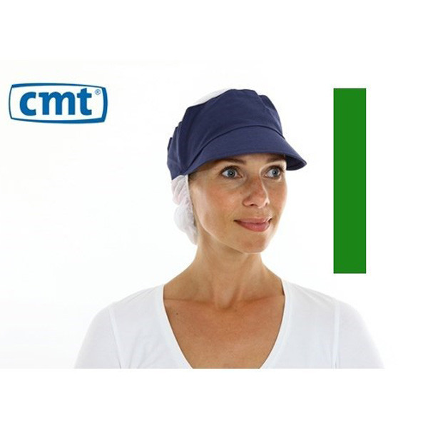 CMT Pet met klep en haaropvang (groen, maat L, 10 stuks)  SCM00024 - 1