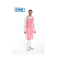 CMT Schort geruwd 125 x 80 cm (rood, 1000 stuks)  SCM00032