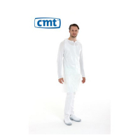 CMT Schort geruwd 160 x 90 cm (wit, 200 stuks)  SCM00028