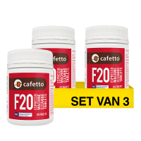 Aanbieding: Cafetto F20 Tablets Espressomachine Reiniger (3 verpakkingen à 100 tabletten - 2,0 gram) SCA05028