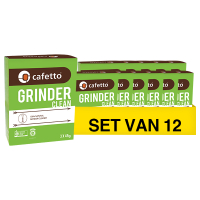 Aanbieding: Cafetto Grinder Clean (12 verpakkingen - 3 zakjes à 45 gram per verpakking) SCA05014